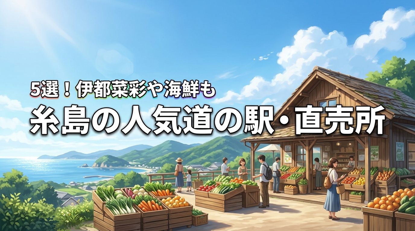 糸島で人気の道の駅・直売所5選！売上日本一の伊都菜彩や海鮮ランチも