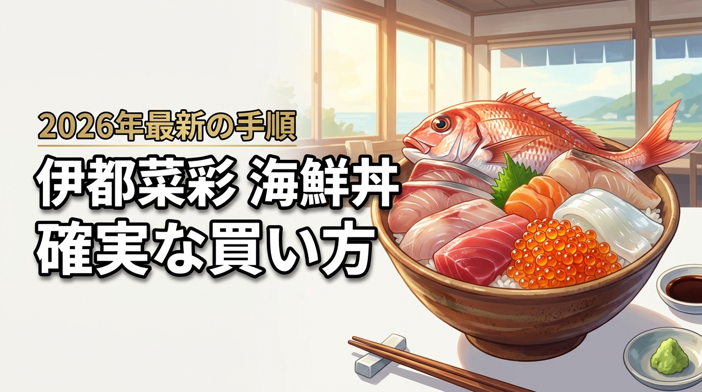 伊都菜彩の海鮮丼を確実に買う3つのコツ！まるいとうどんで食べる手順も解説