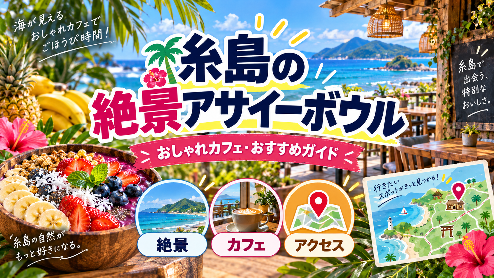 糸島で見つけた絶景アサイーボウル！おしゃれカフェをご紹介♪