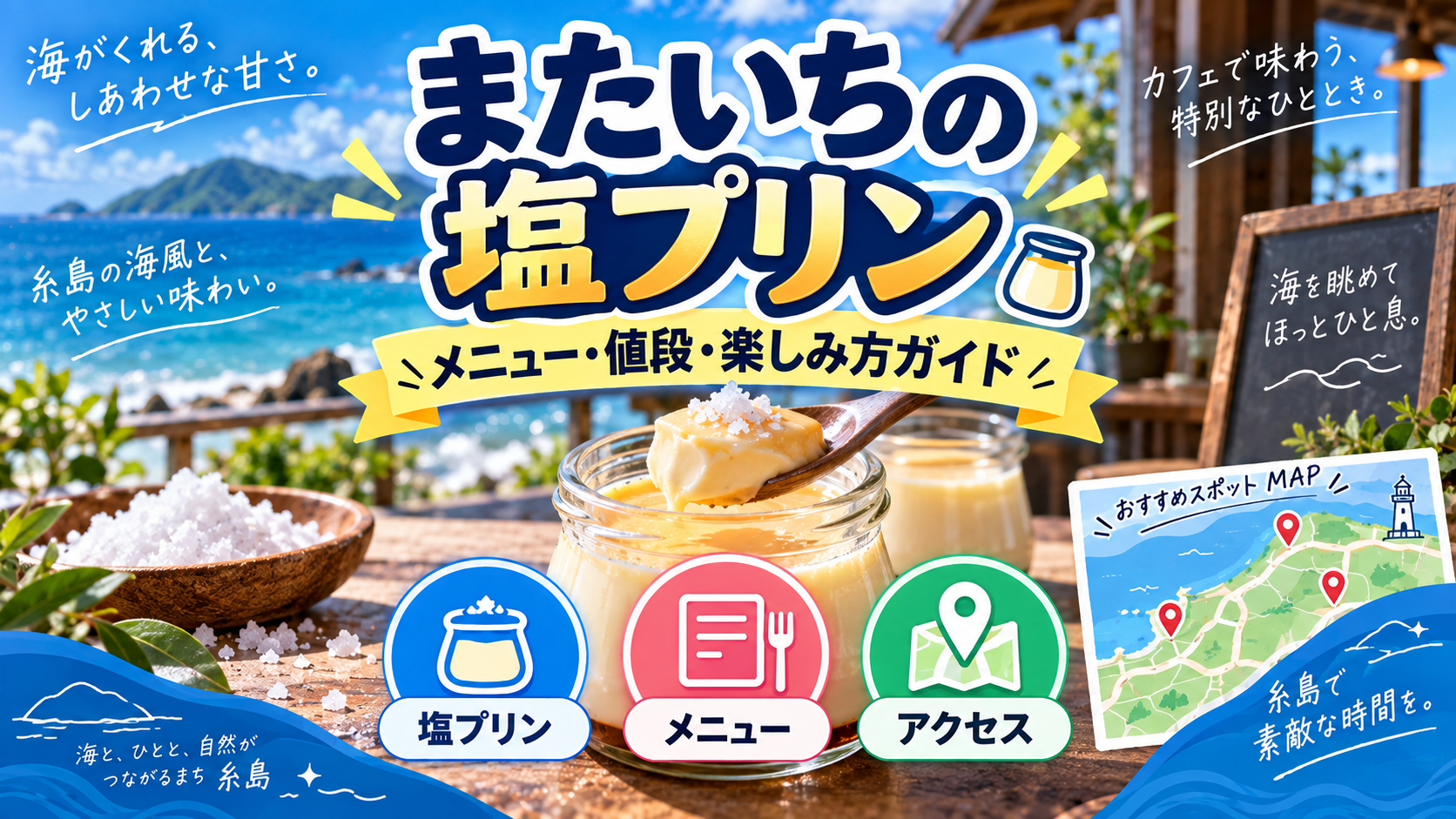 またいちの塩プリンを案内するアイキャッチ画像
