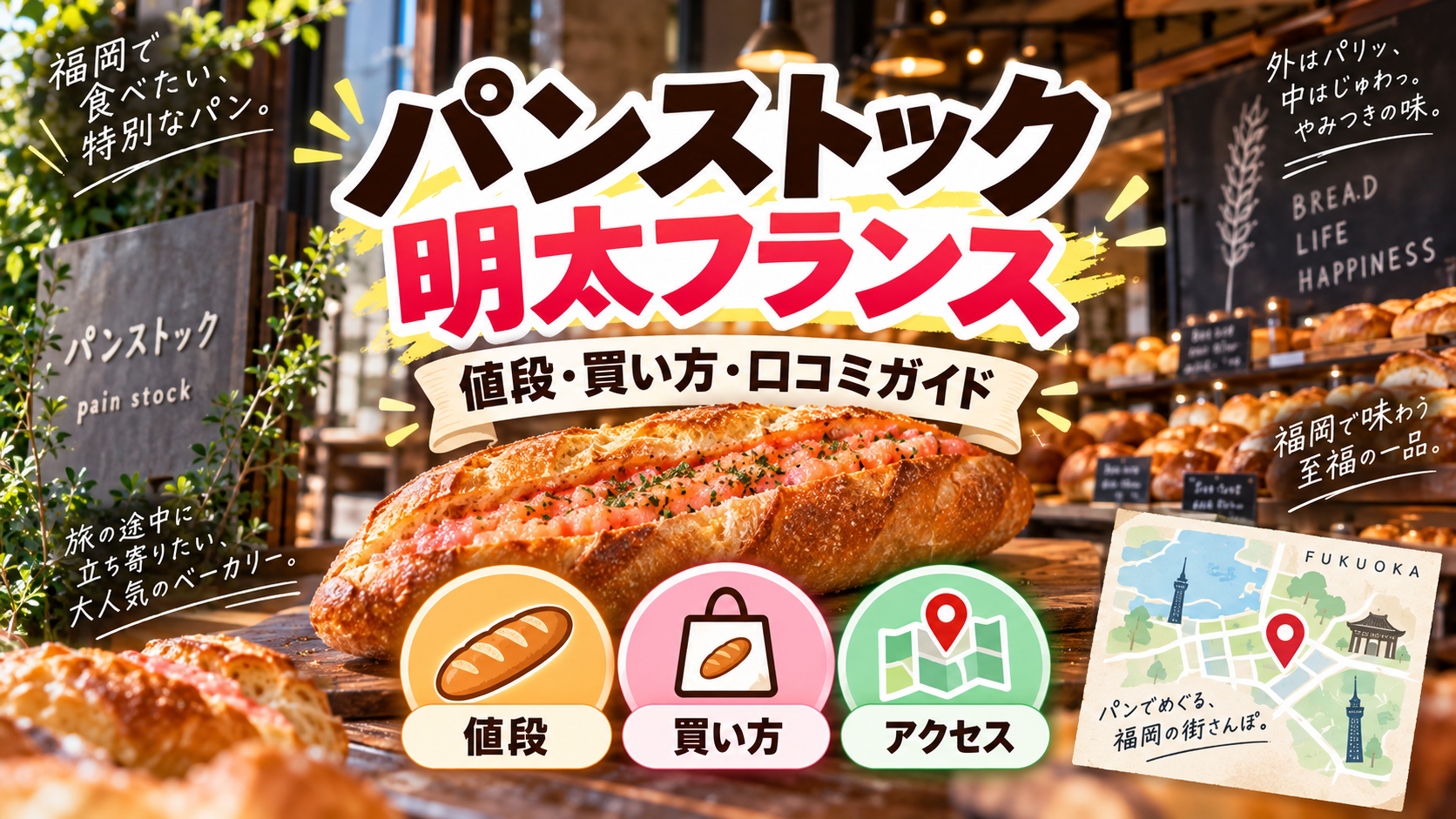 パンストック明太フランスの買い方を案内するアイキャッチ画像